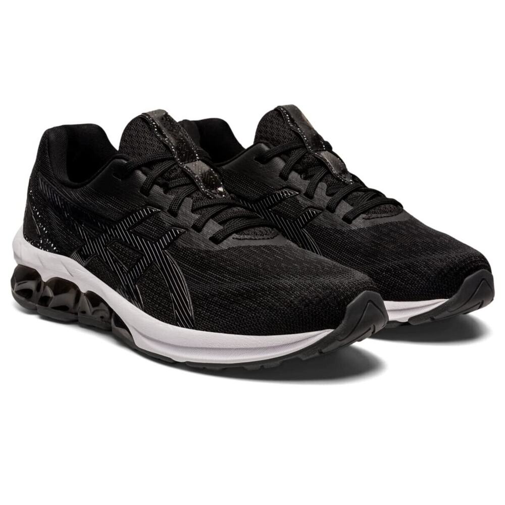 ASICS GEL-QUANTUM 180 VII Women's Running Shoes in Black/White US 8